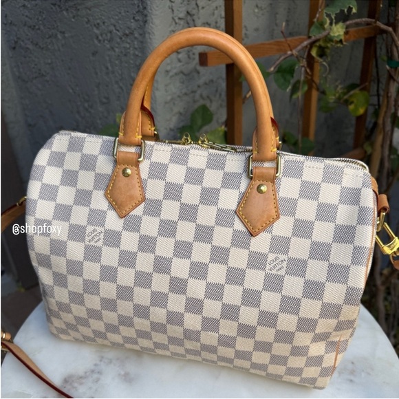 Louis Vuitton Damier Azur Speedy 30 Bandouliere - Picture 3 of 16